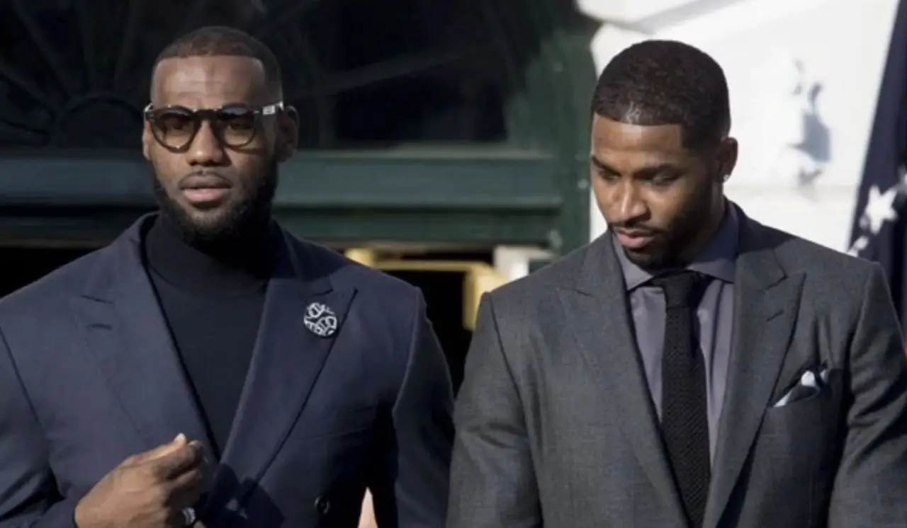 LeBron James & Tristan Thompson Spotted Out With 3 Mystery Women In ...