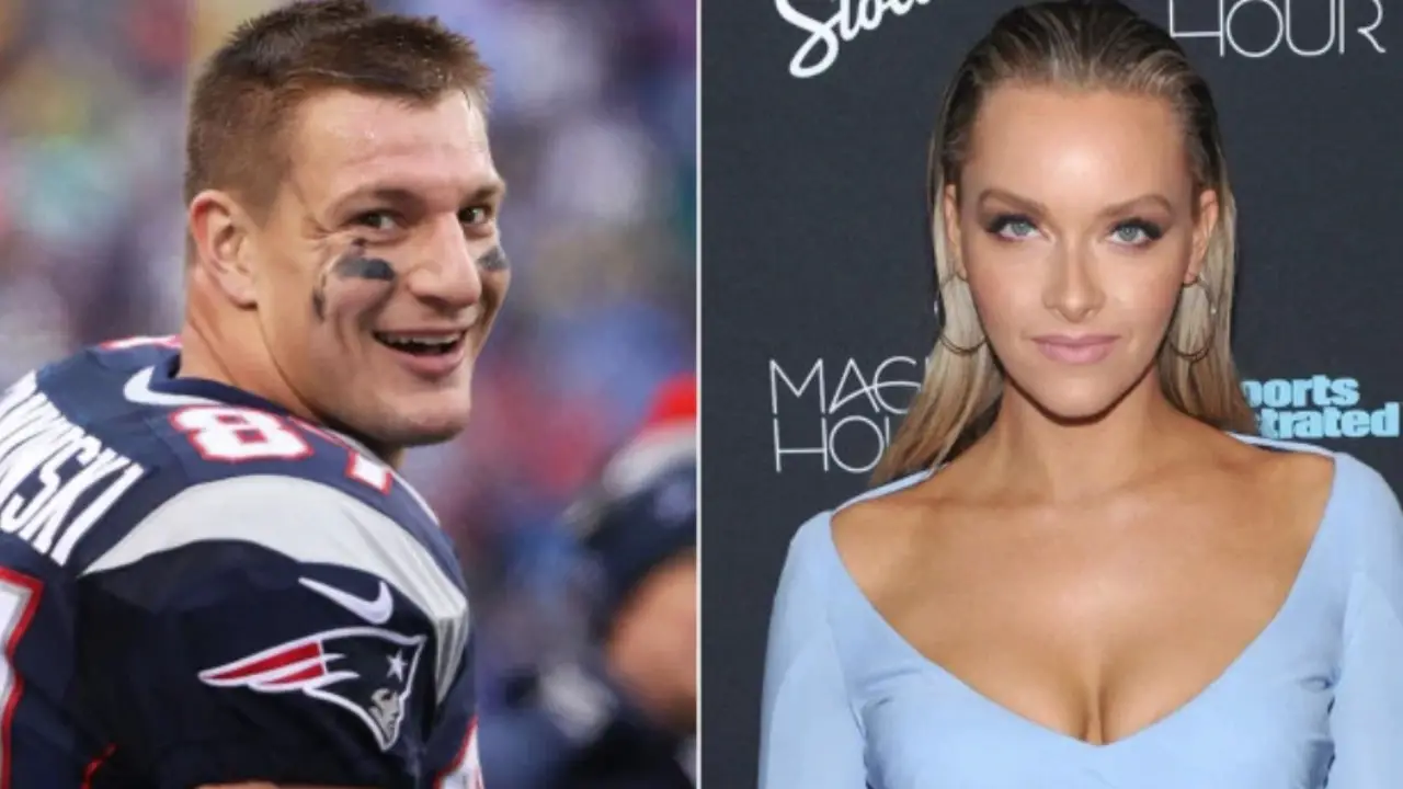 Rob Gronkowski Shares Adorable Photo With Supermodel Camille Kostek Celebrating Valentines Day