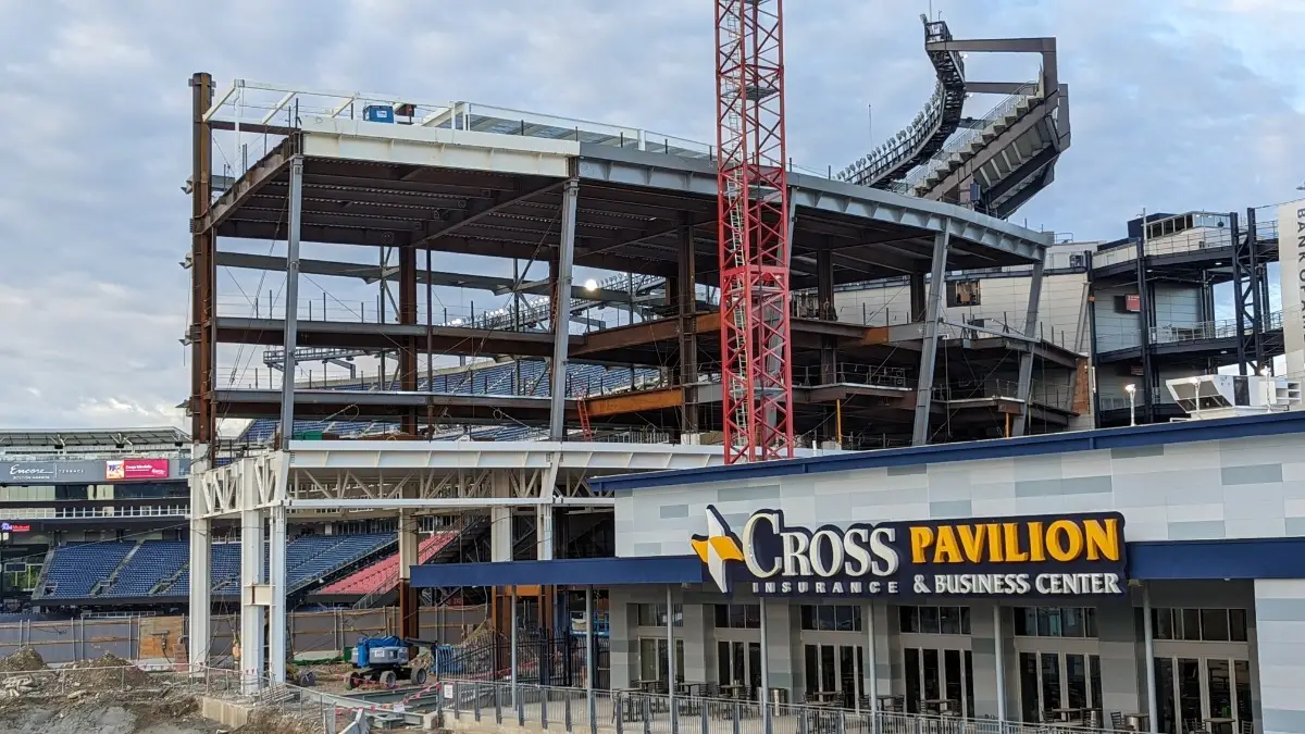 New Photos Show Big Progress On Gillette Stadium Renovations The Ball